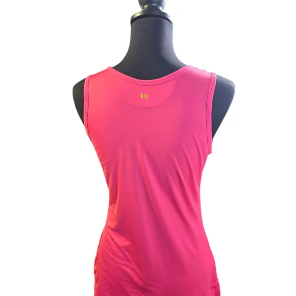 Women's Pink Sleeveless Top Lucytech Sz M - Picture 2 of 6